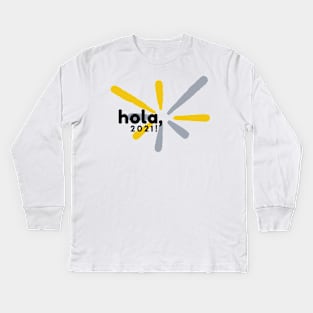 Hello 2021 Kids Long Sleeve T-Shirt